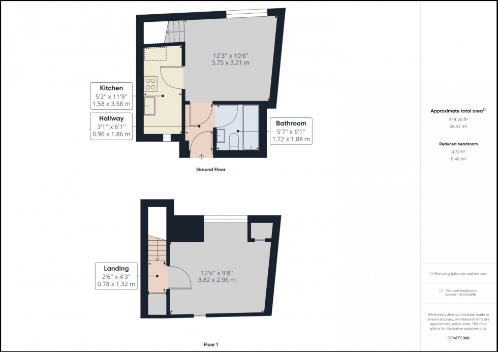 Floorplan for High Street, Tewkesbury, Gloucestershire, GL20