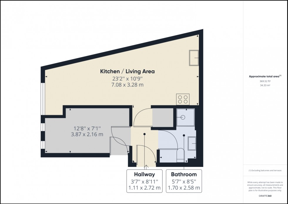 Floorplan for Bank House, Oldbury Road, Tewkesbury, GL20