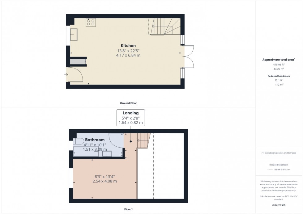 Floorplan for Redwood Court, Northway, Tewkesbury, GL20