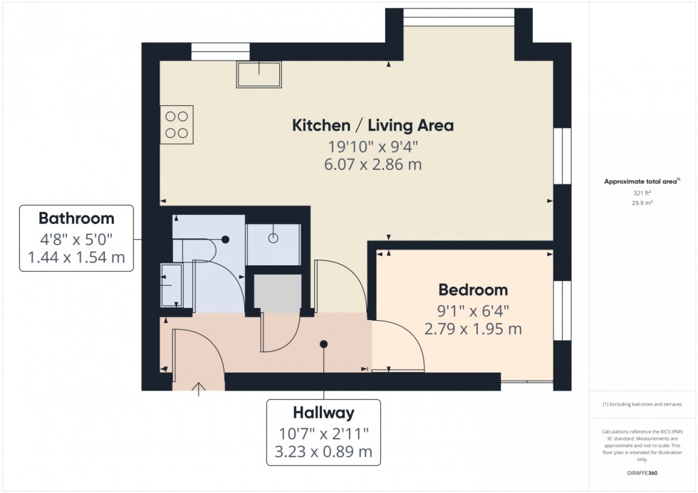 Floorplan for Swindon Close, Cheltenham, GL51