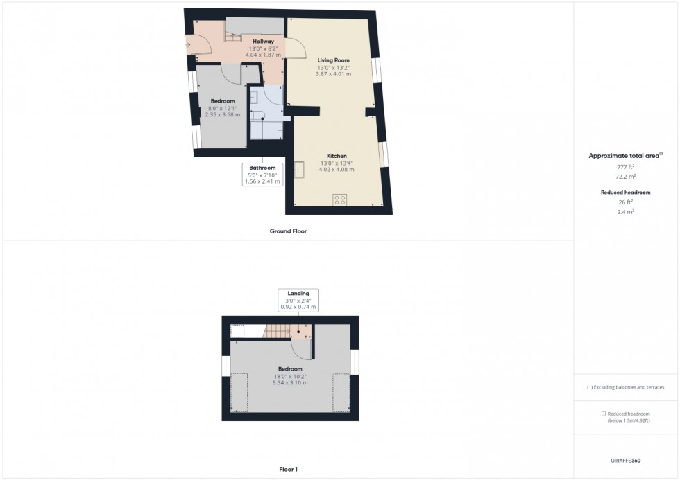 Floorplan for Park Street, Cheltenham, GL50