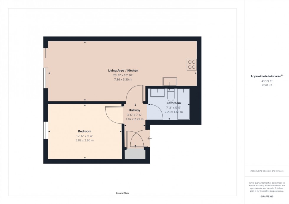 Floorplan for Roman Road, Cheltenham, Gloucestershire, GL51