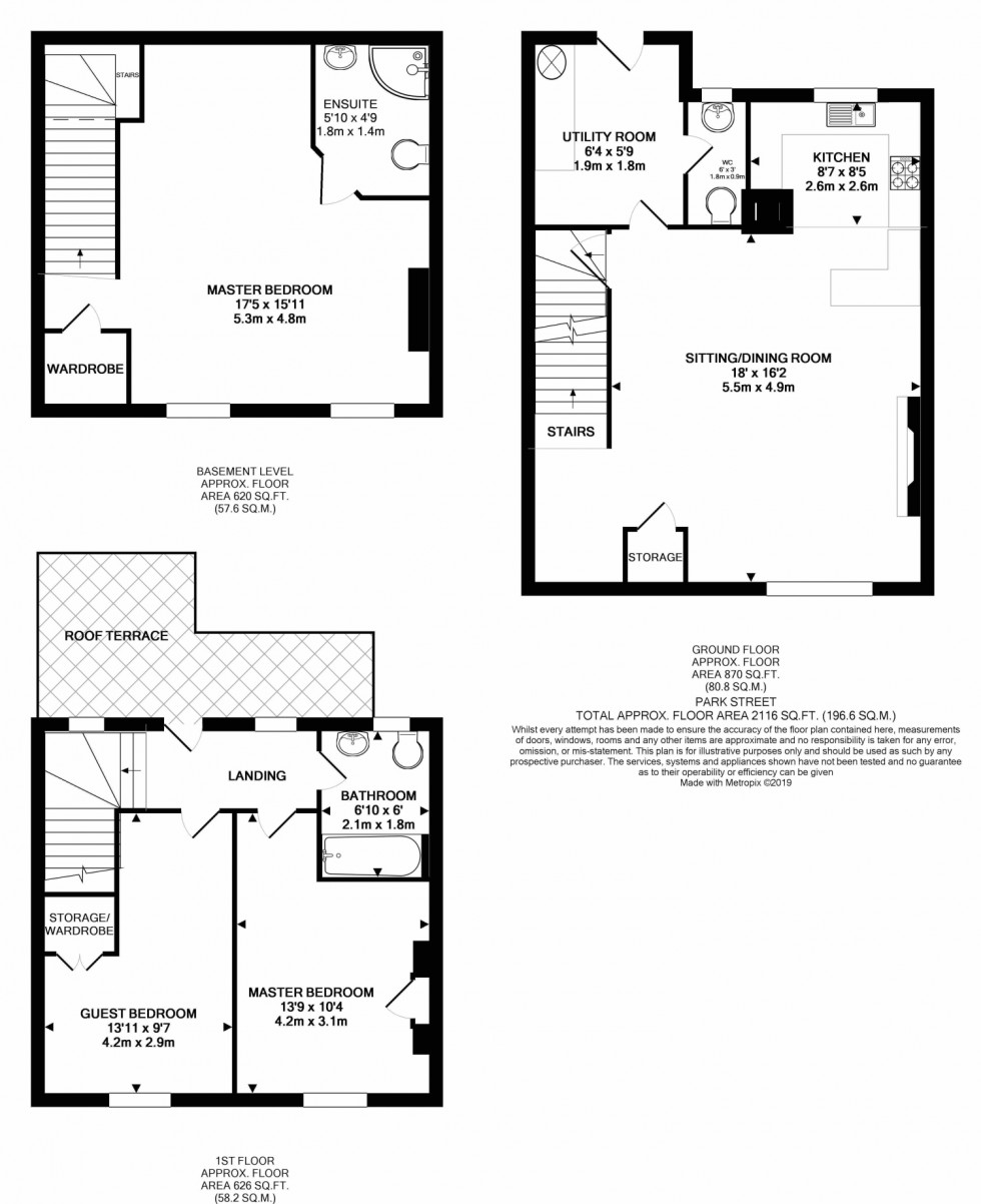 Floorplan for Park Street, Cheltenham, GL50