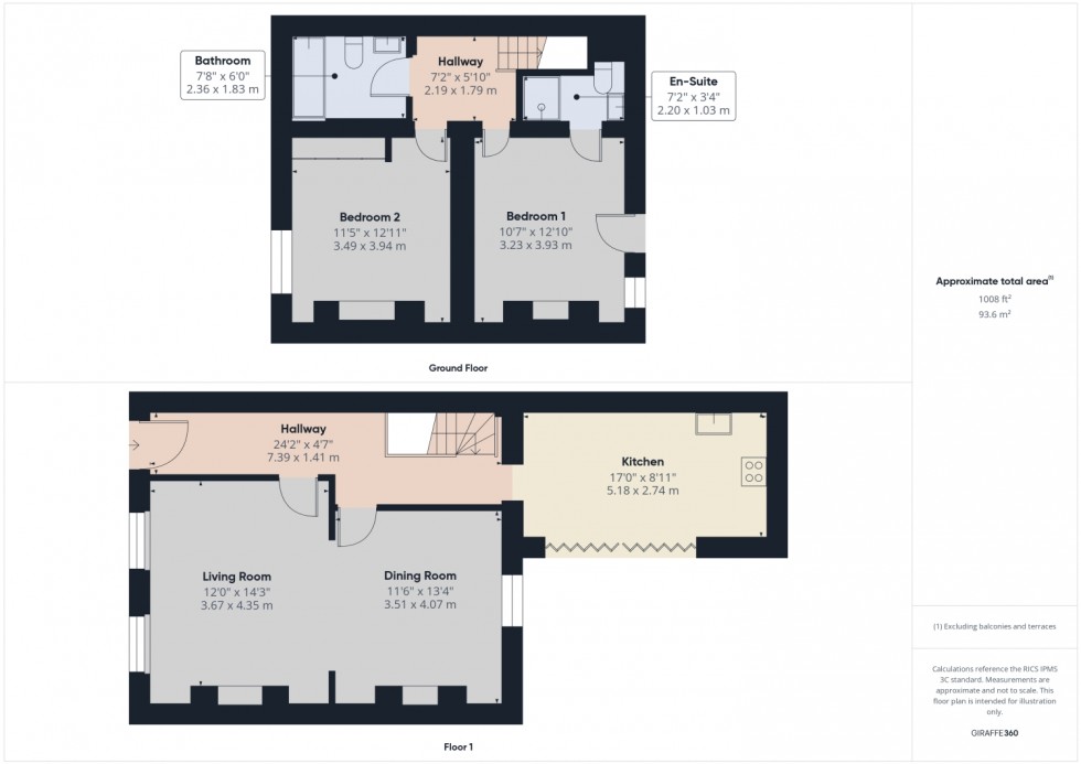 Floorplan for Portland Square, Pittville, Cheltenham, GL52