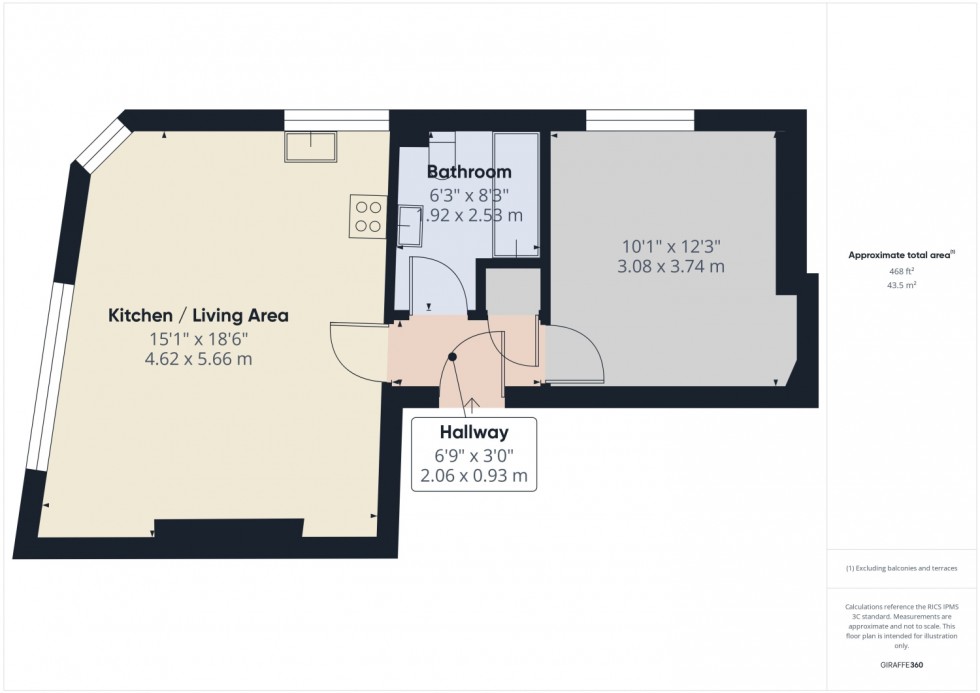 Floorplan for Kensington House, 20 High Street, Stroud, GL5