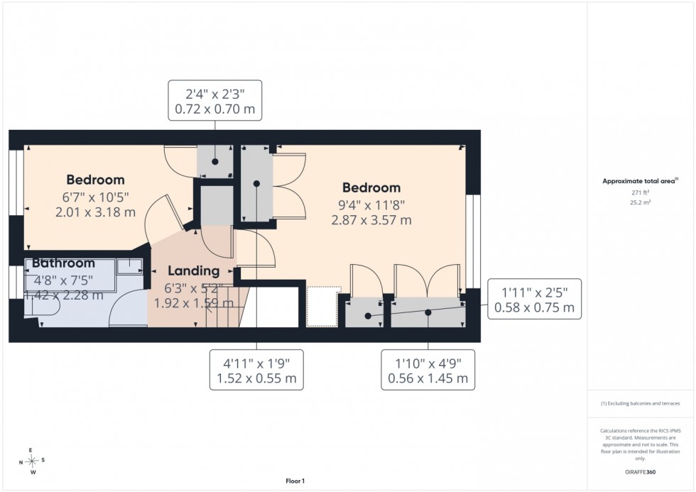 Floorplan for Court View, Stonehouse, Gloucestershire, GL10