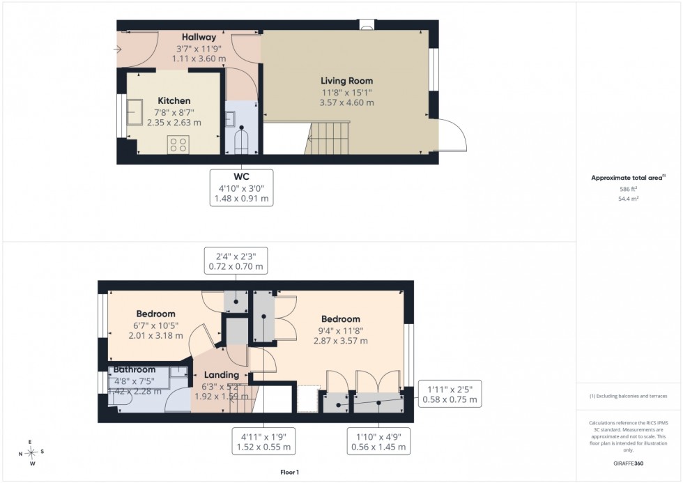 Floorplan for Court View, Stonehouse, Gloucestershire, GL10