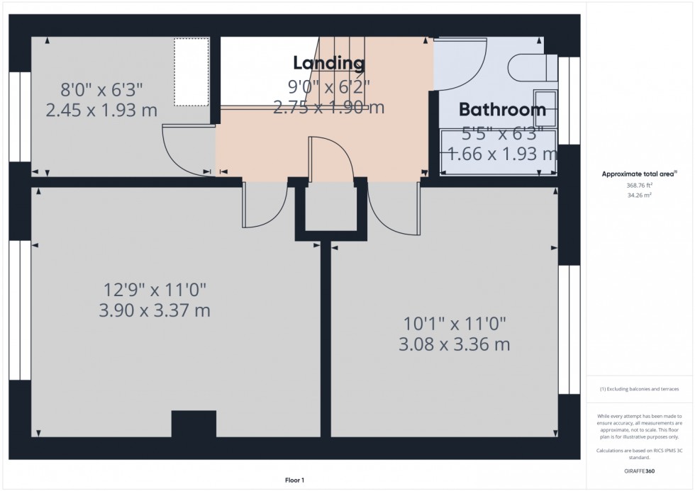 Floorplan for Albany, Little Australia, Stonehouse, GL10
