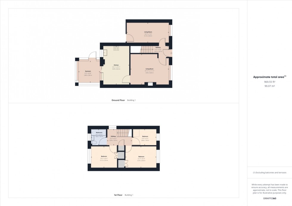 Floorplan for Great Oldbury Drive, Stonehouse, Gloucestershire, GL10