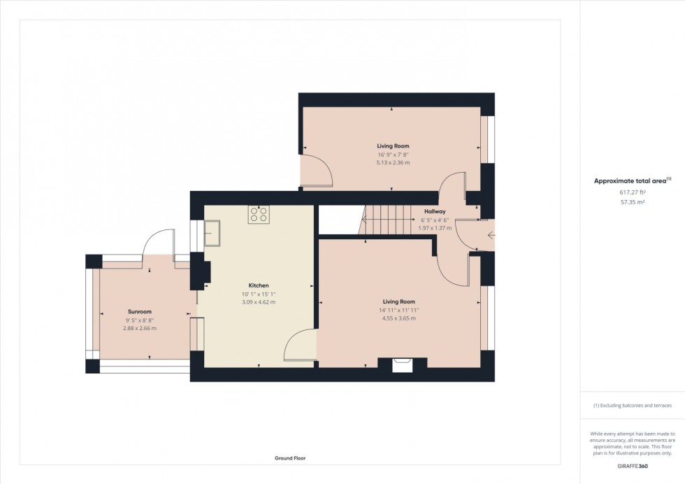Floorplan for Great Oldbury Drive, Stonehouse, Gloucestershire, GL10
