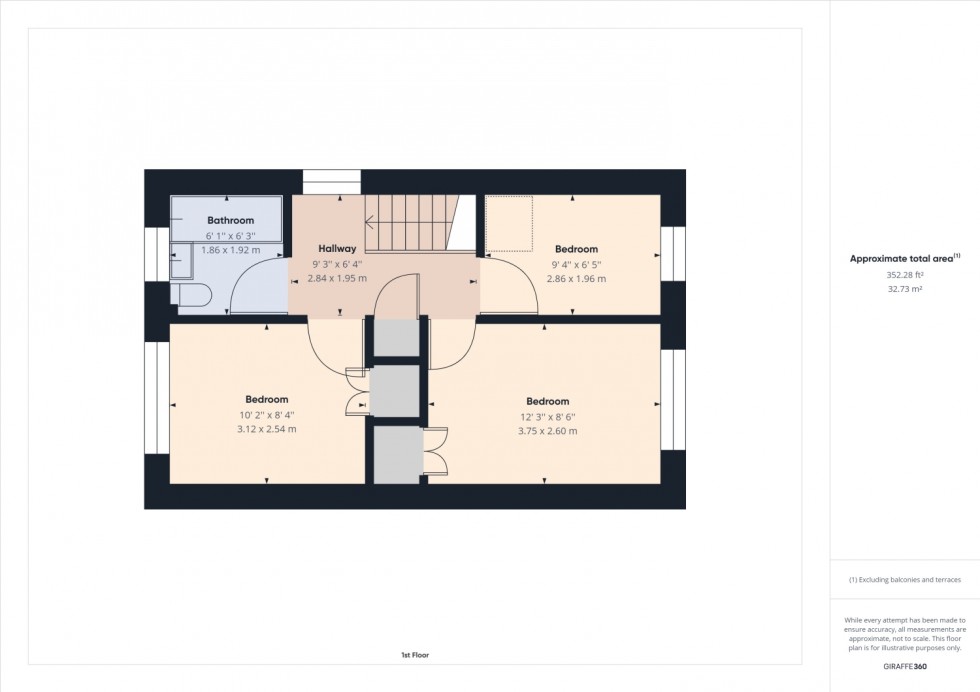 Floorplan for Great Oldbury Drive, Stonehouse, Gloucestershire, GL10