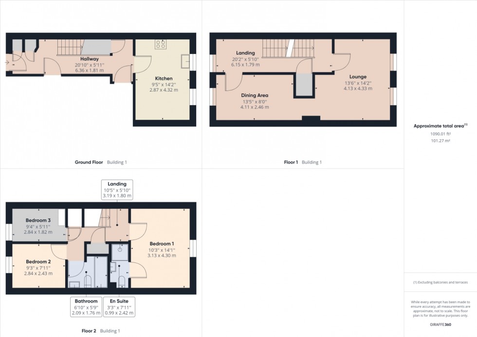 Floorplan for Brookbank Close, Cheltenham, Gloucestershire, GL50
