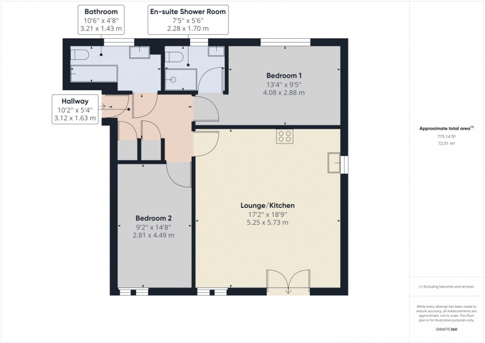 Floorplan for Greenaways, Ebley, Stroud, Gloucestershire, GL5