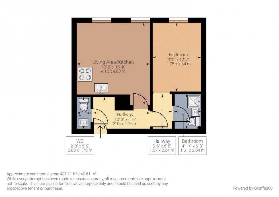 Floorplan for St Johns Lane, Gloucester