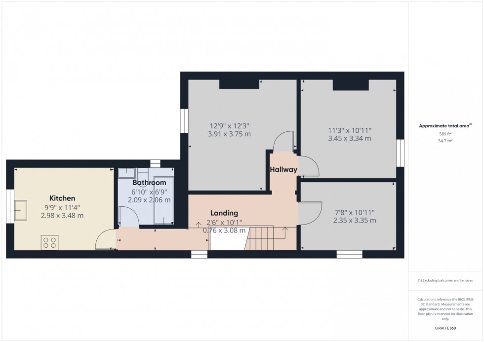 Floorplan for Hatherley Road, Gloucester, GL1