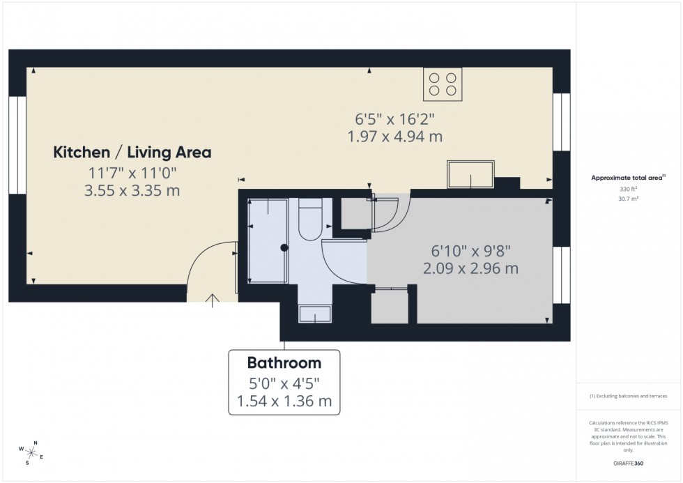 Floorplan for Leacey Court, Churchdown, Gloucester, GL3