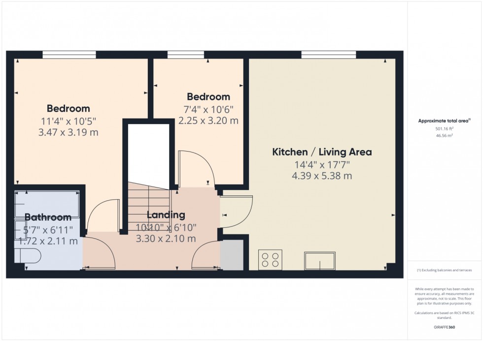 Floorplan for Sealand Way, Kingsway, Gloucester, GL2