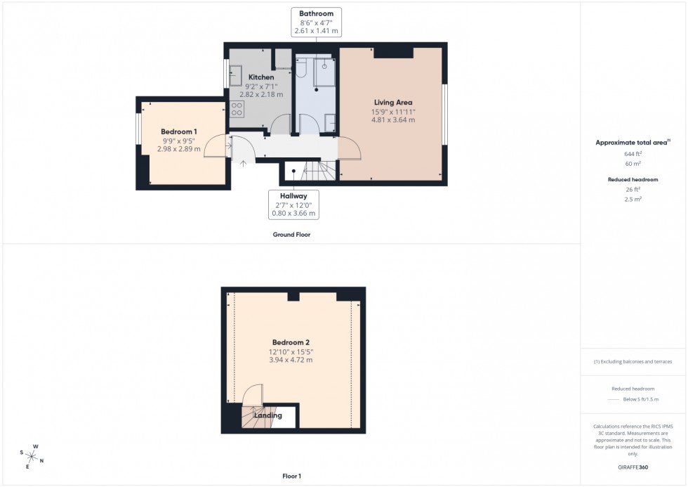 Floorplan for Priory Road, Gloucester, GL1