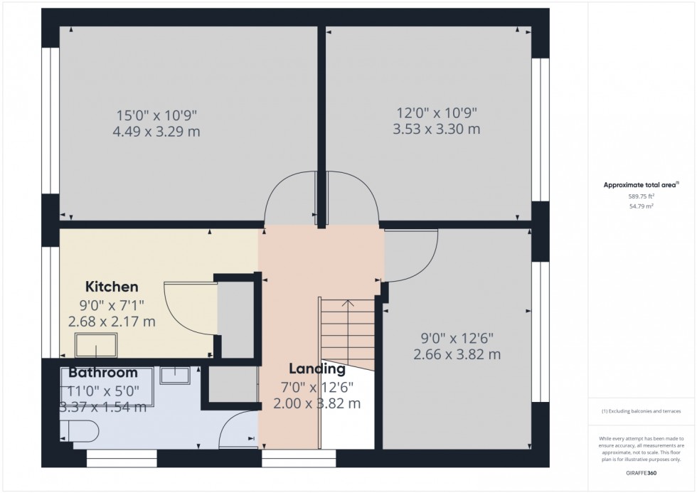 Floorplan for Cheviot Close, Quedgeley, Gloucester, GL2
