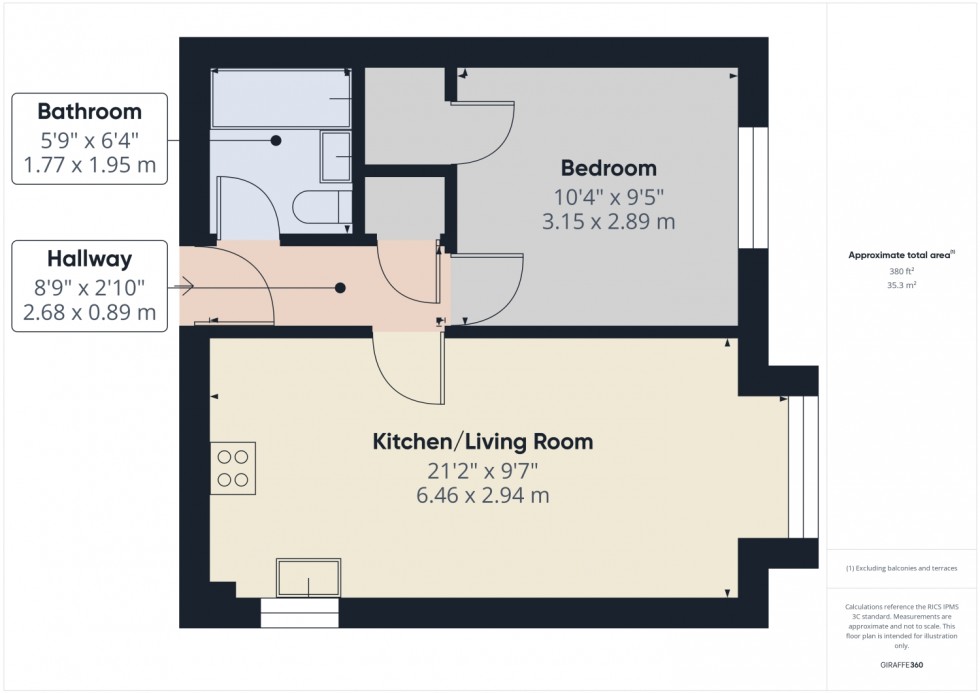 Floorplan for Swindon Close, Off Swindon Road, Cheltenham, GL51