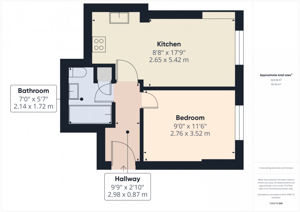 Floorplan for Pembury House, Lansdown Crescent, Cheltenham, GL50