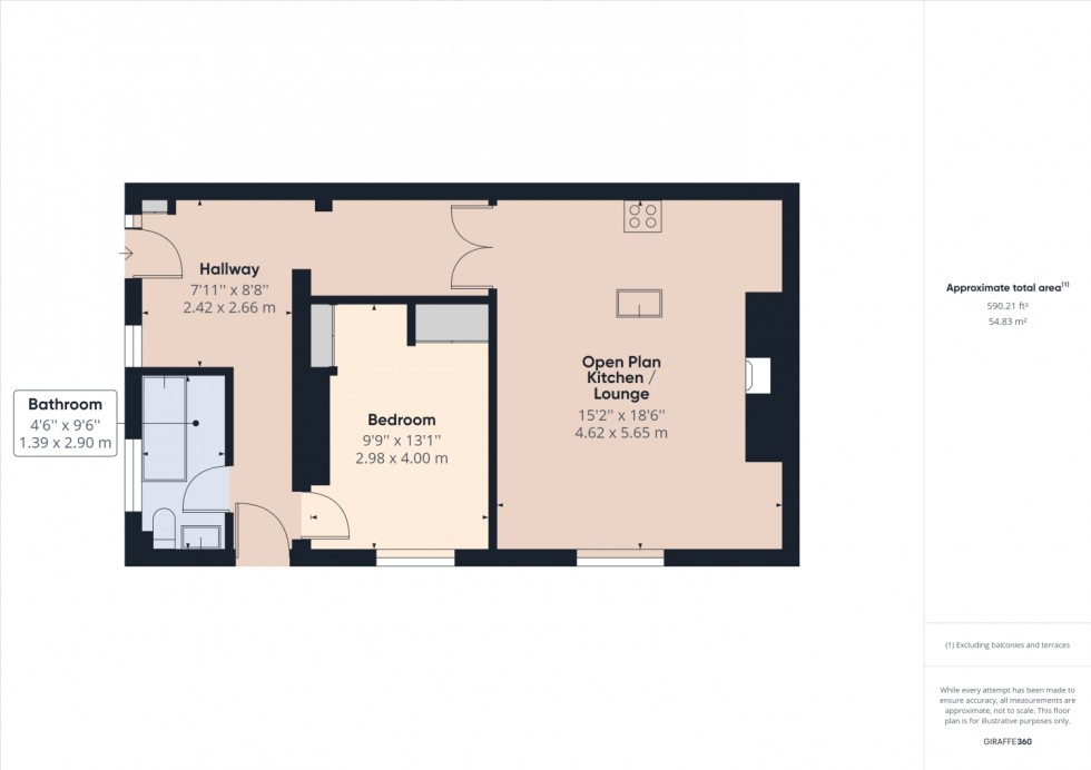 Floorplan for Pittville Lawn, Cheltenham, Gloucesteshire, GL52