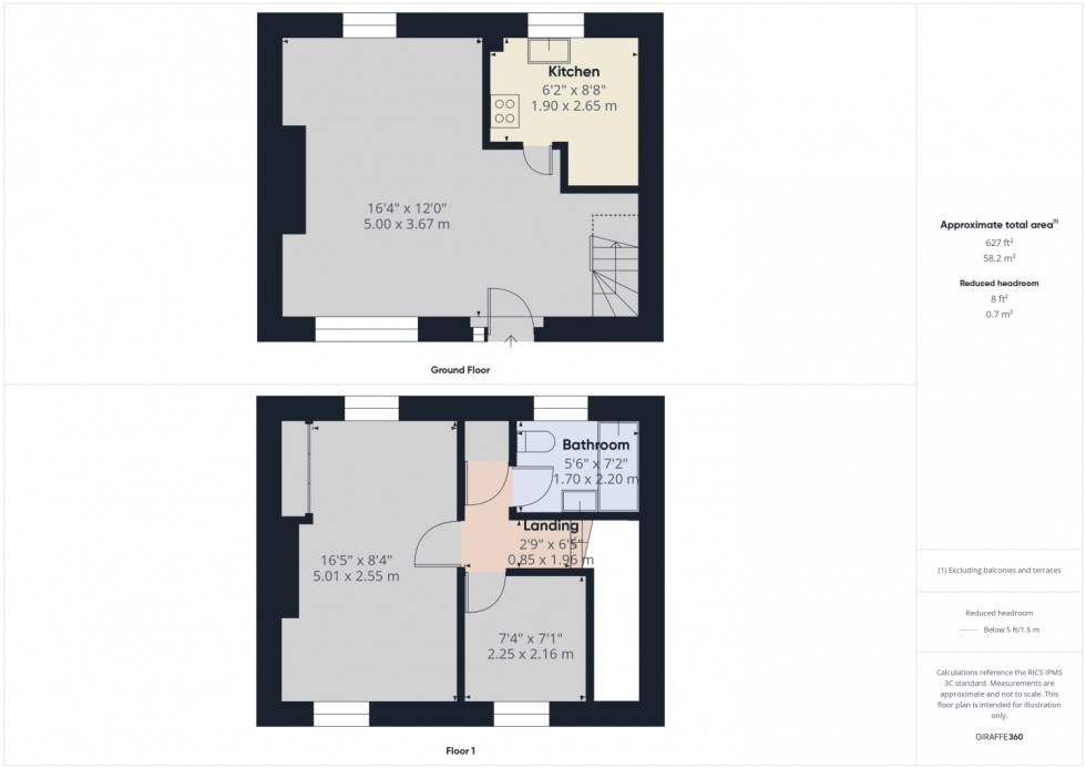 Floorplan for Suffolk Square, Cheltenham, Glos, GL50