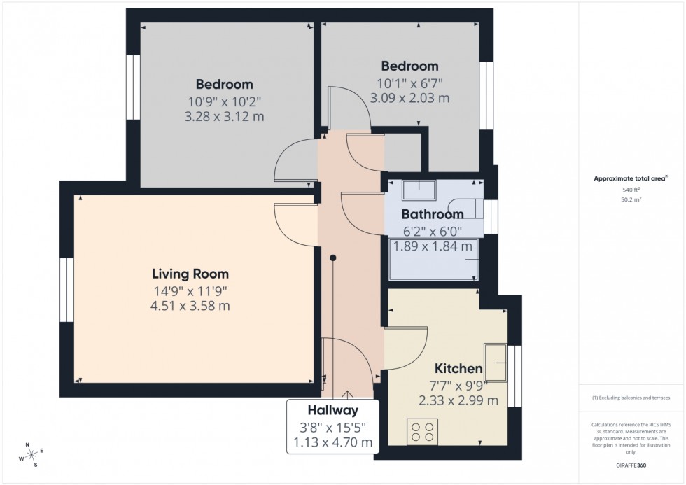 Floorplan for Lloyd Close, Cheltenham, Glos, GL51