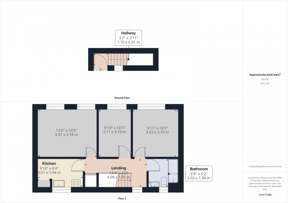 Floorplan for Leyson Road, The Reddings, Cheltenham, GL51