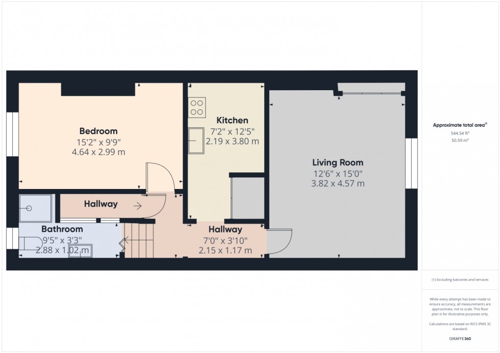 Floorplan for Rotunda Terrace, Montpellier Street, Cheltenham, GL50