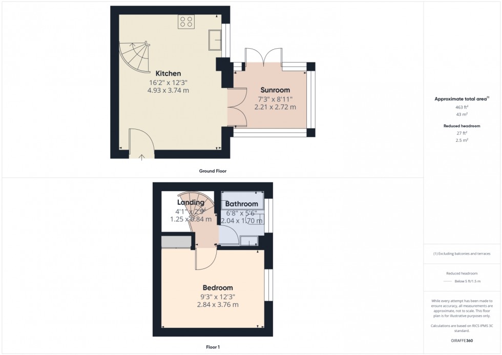 Floorplan for Calverley Mews, Up Hatherley, Cheltenham, GL51