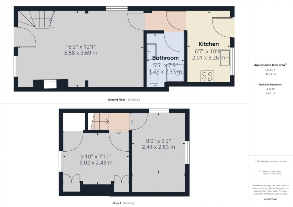 Floorplan for Meredith Cottages, Painswick Road, Gloucester, GL4