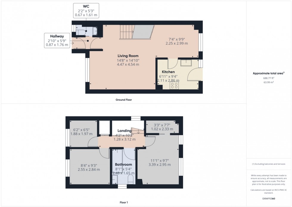 Floorplan for Plock Court, Longford, Gloucester, Gloucestershire, GL2