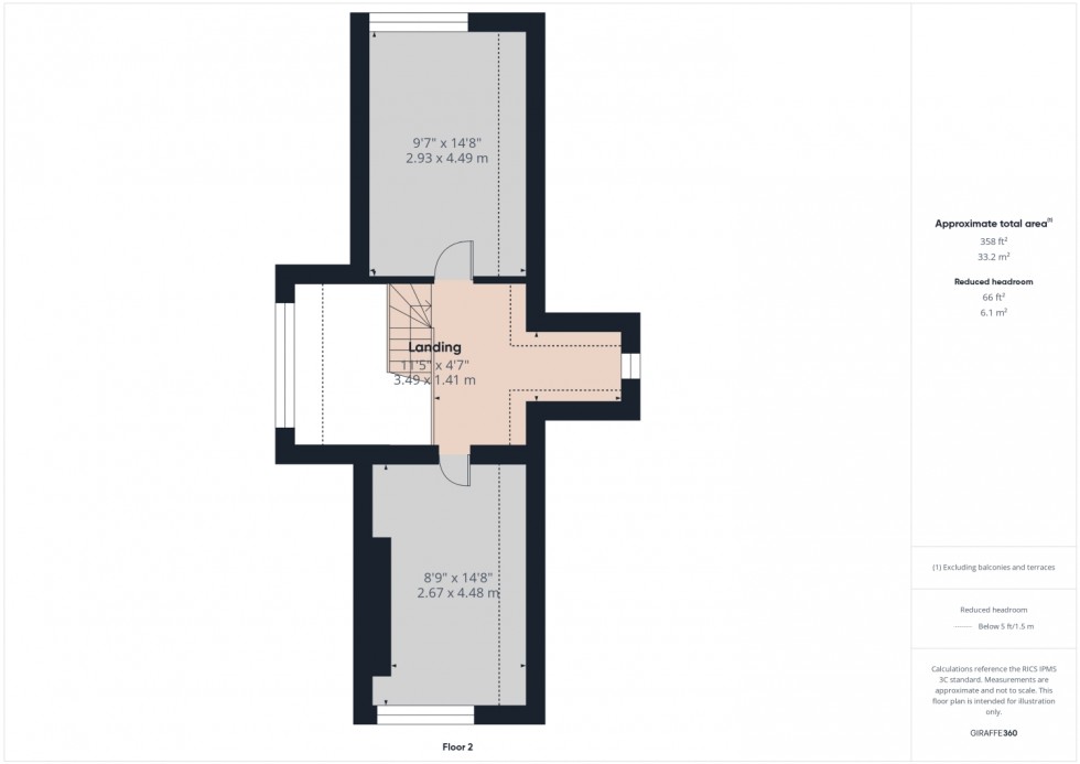 Floorplan for Murrells End, Hartpury, Glos, Gloucestershire, GL19