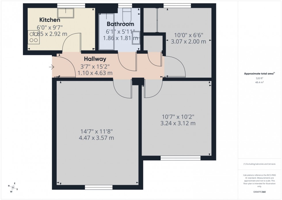 Floorplan for Bishops Castle Way, Tredworth, Gloucester, GL1