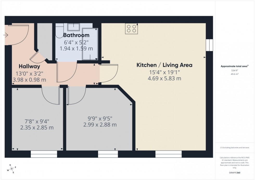 Floorplan for Vestry Gardens, GL4