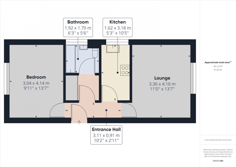 Floorplan for St Peters Close, Cheltenham, Gloucestershire, GL51