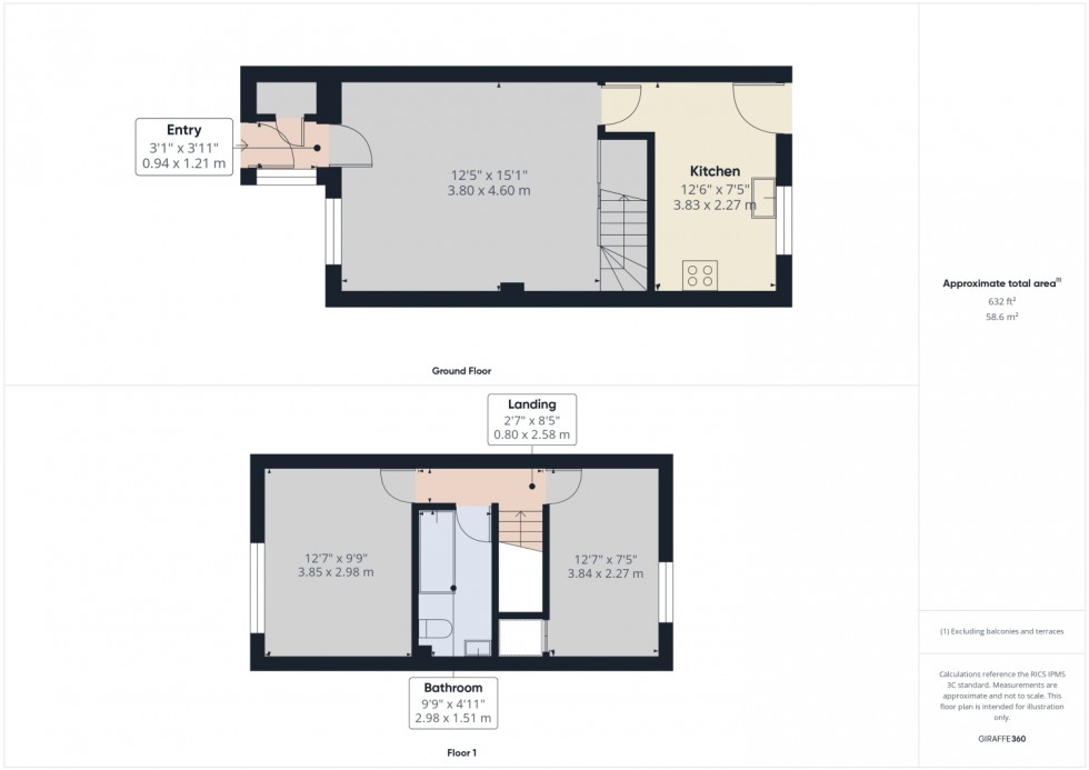 Floorplan for Barrow Close, Quedgeley, Gloucester, GL2