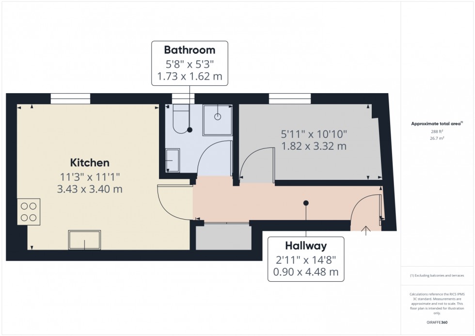 Floorplan for Barton Street, Gloucester