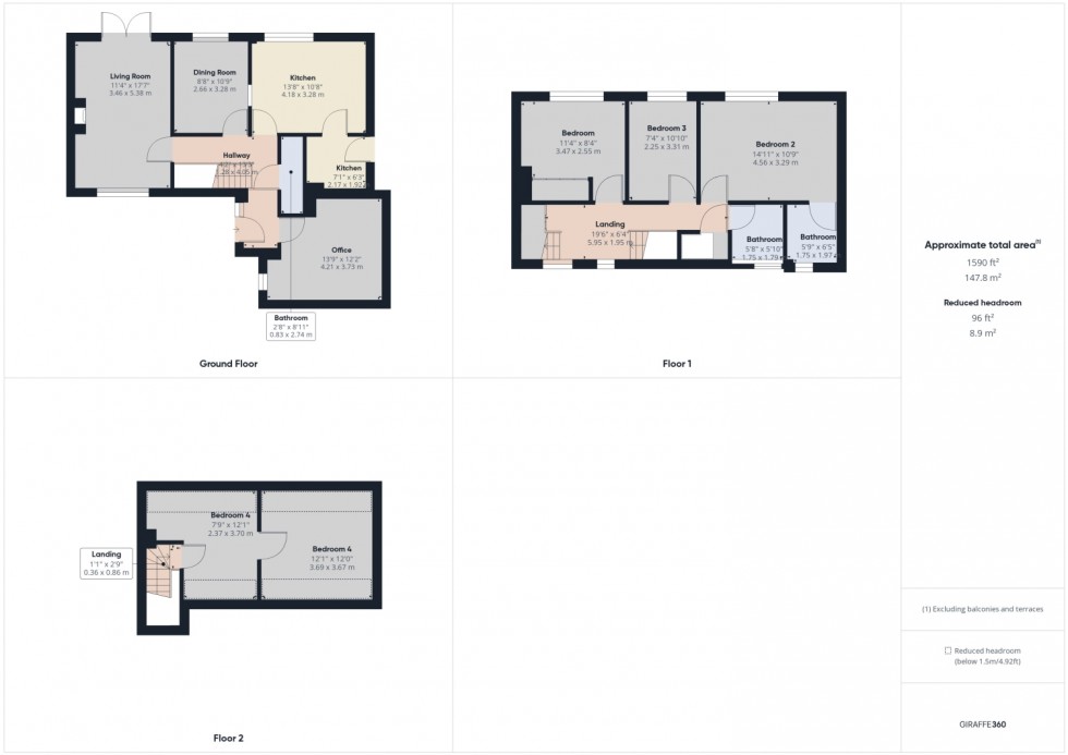 Floorplan for Somerville Court, Cirencester, Gloucestershire, GL7