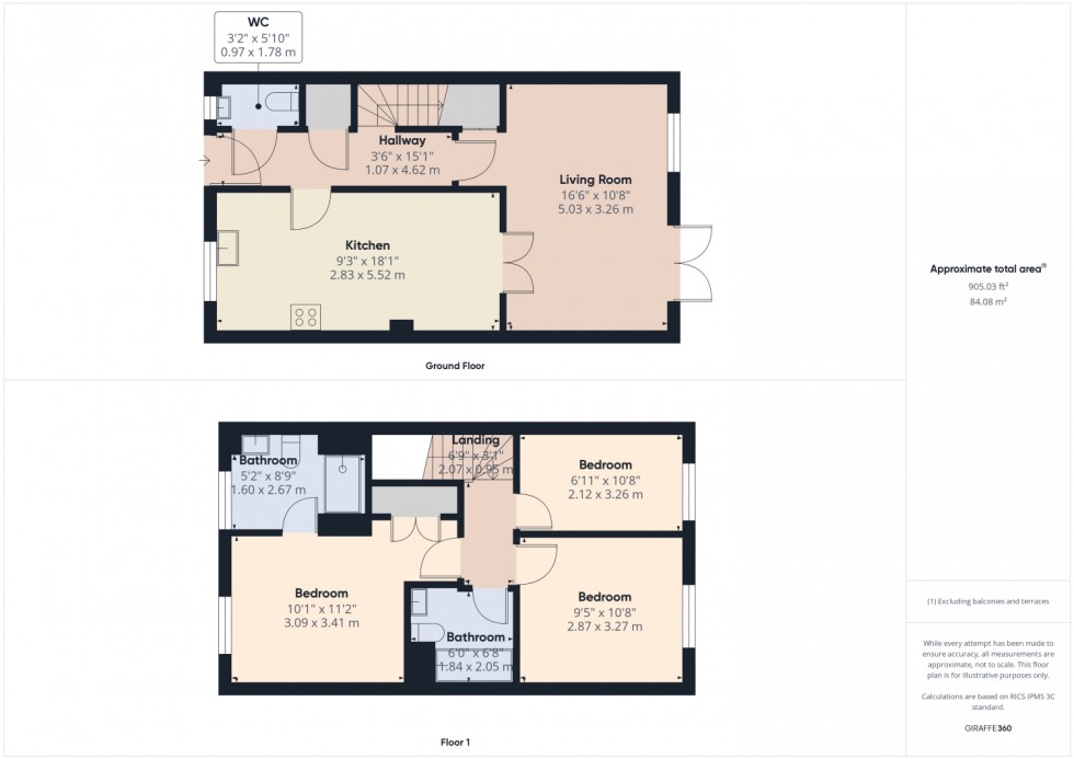 Floorplan for Adams Lane, Coopers Edge