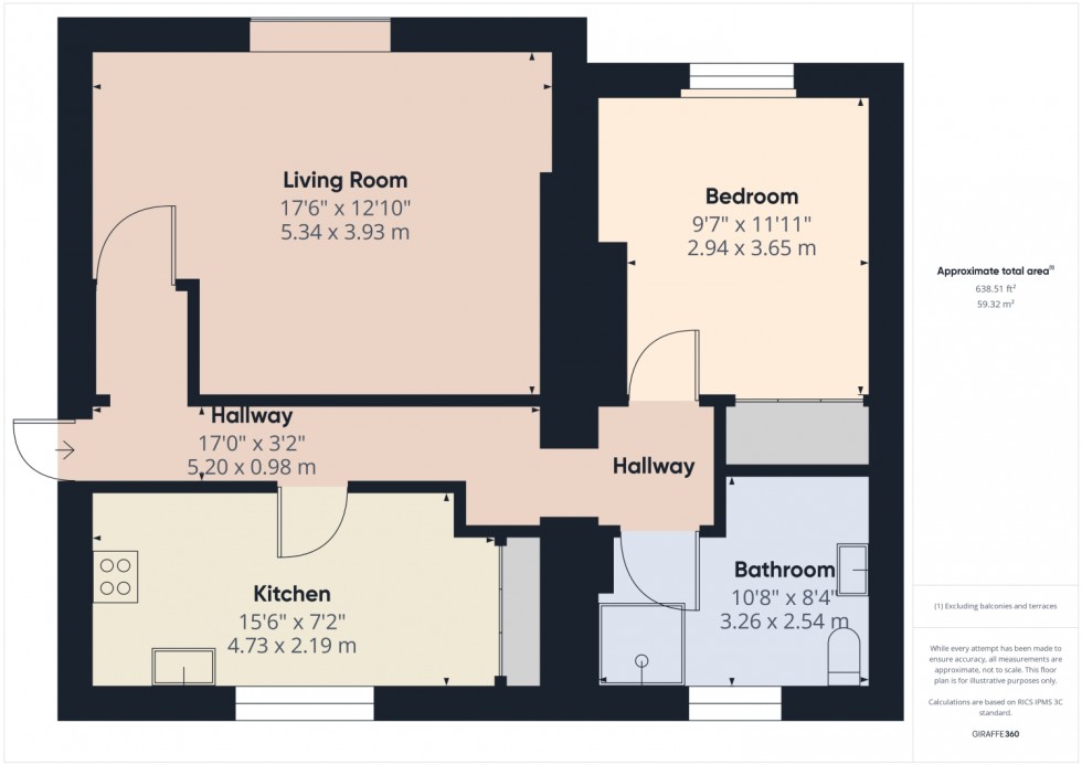 Floorplan for West Treaford House, Lansdown Road, Cheltenham, Gloucestershire, GL51