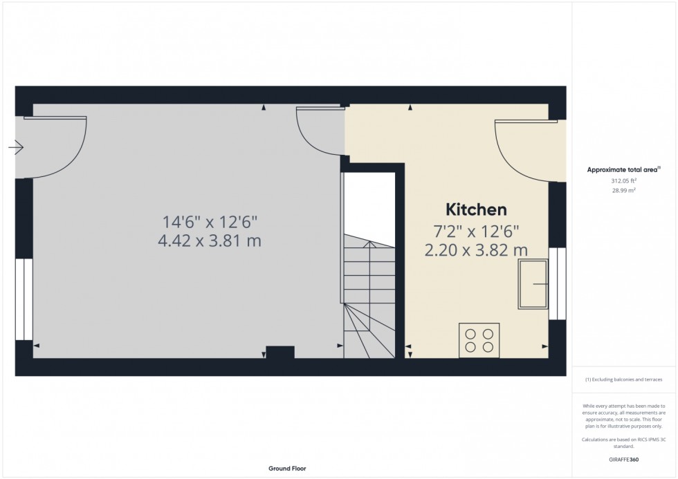 Floorplan for Maple Close, Hardwicke, Gloucester, Gloucestershire, GL2