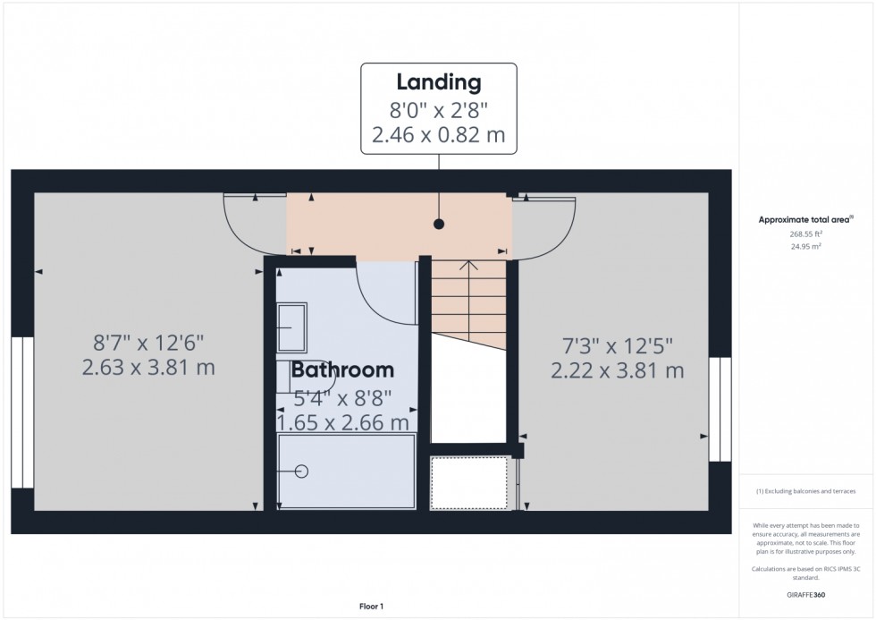 Floorplan for Maple Close, Hardwicke, Gloucester, Gloucestershire, GL2