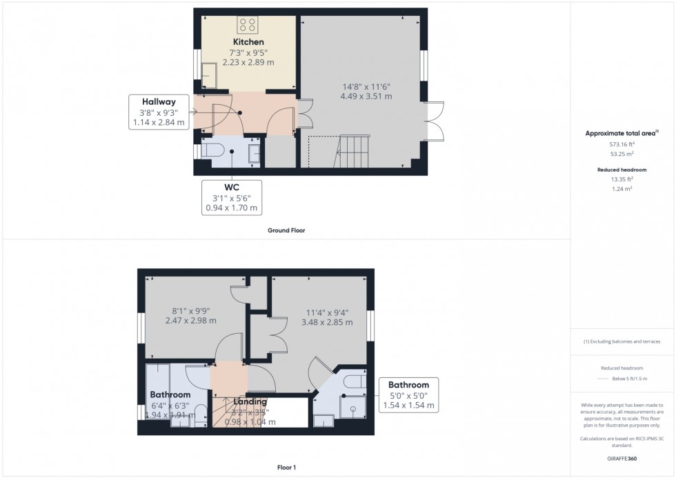 Floorplan for Darleydale close, Hardwicke, Gloucester, GL2 4JJ