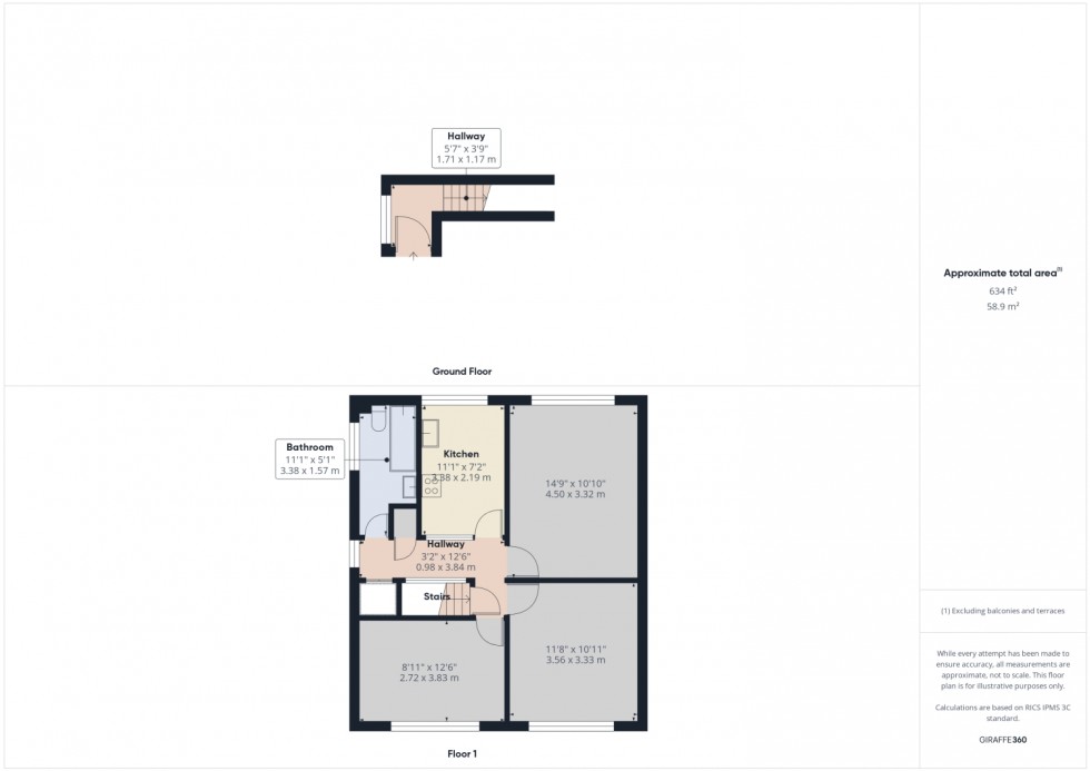 Floorplan for 39 Hendingham Close, Tuffley, Gloucester