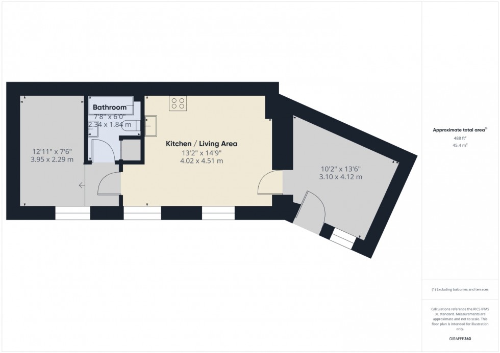 Floorplan for Folly Lane, Stroud, Gloucestershire, GL6