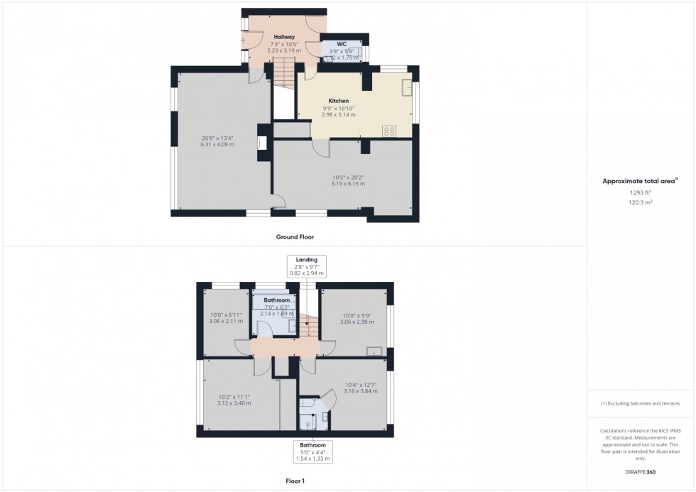 Floorplan for Lawson Glade, Charlton Kings, Cheltenham, Gloucestershire, GL53