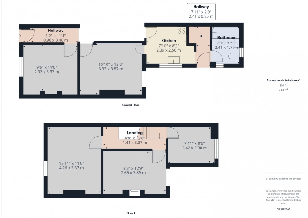 Floorplan for Great Western Road, Gloucester, Gloucestershire, GL1