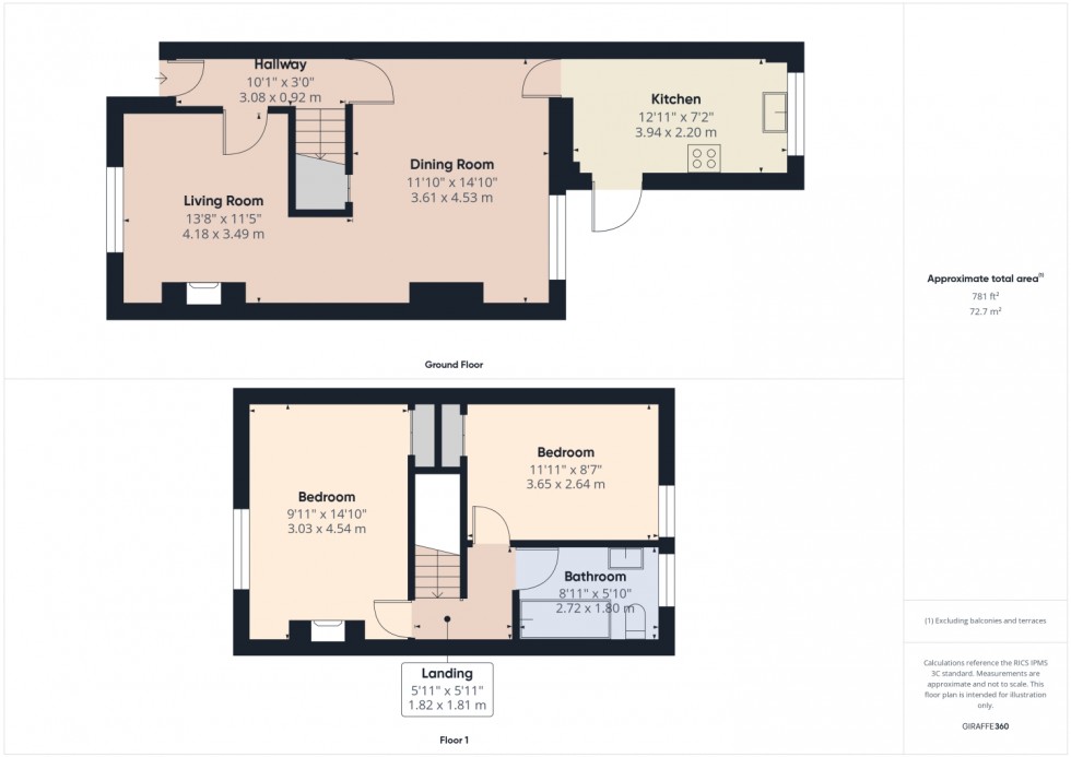 Floorplan for Croft Gardens, Charlton Kings, Cheltenham GL53